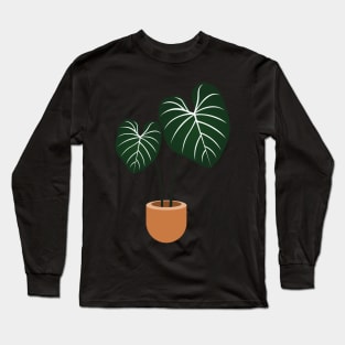 Philodendron gloriosum plant Long Sleeve T-Shirt